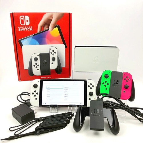 Nintendo switch oled white - switch,