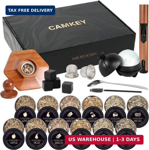 23pcs whiskey cocktail smoker - whiskey,