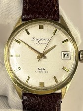 DUGENA Calendar Vintage 1960’s 444 Men’s Automatic Date Gold Dress Watch