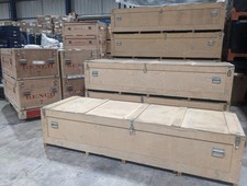 Large Wooden Shipping Crates – 2 Sizes  – Garden Planters / Storage / Upcycle F2