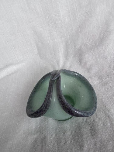 Vasart green purple glass - &,