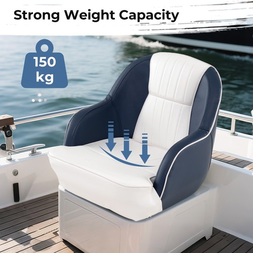 Pontoon boat chair - boat, captain