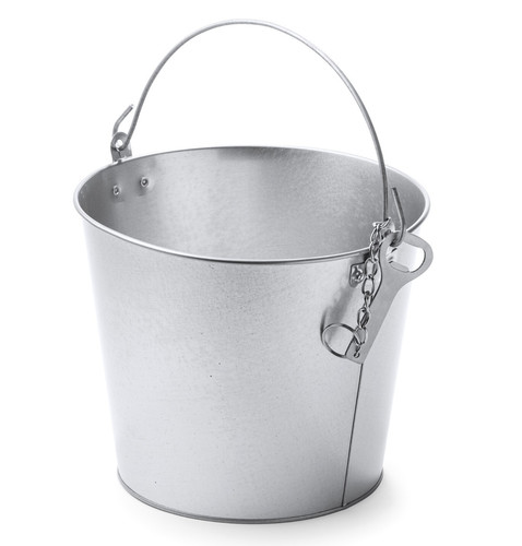 Large metal beer bucket - metal, ice