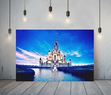 DISNEY CASTLE-FRAMED CANVAS