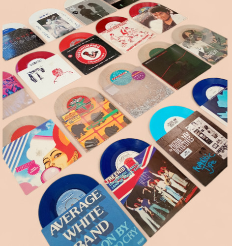 Coloured vinyl records - 7",