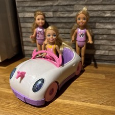 Barbie Chelsea Dolls And Car