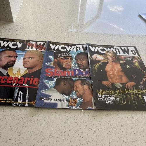 Wcw magazine bundle 1998 - magazine,