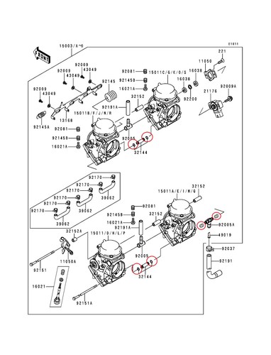 Kawasaki zx6r j a1p - 99-02, g