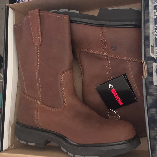 Wolverine men brown leather - brown,