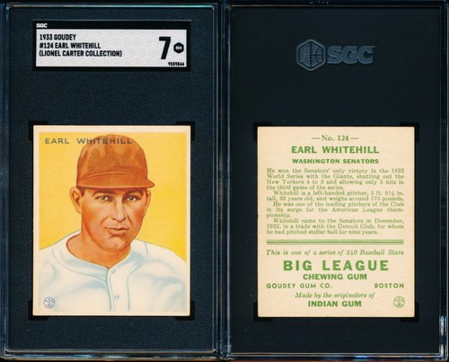1933 goudey 124 earl - 1933, #124