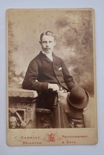 CABINET CARD OF HANDSOME MAN