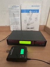 Sennheiser EW100 G2 Transmitter & Receiver Set (830-865 MHz) + 2 Aerials & PSU