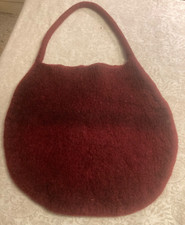 Felt TOTE BAG, Wine/Mulberry