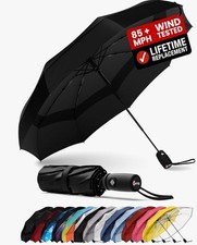 Repel Umbrella Windproof Travel Umbrellas for Rain - Easy Auto Open Close