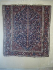 RARE ANTIQUE TURKISH OR MIDDLE EASTERN " TREE OF LIFE" TYPE RUG 66 X 59 INCHES C