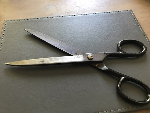 Vintage fabric scissors - vintage,
