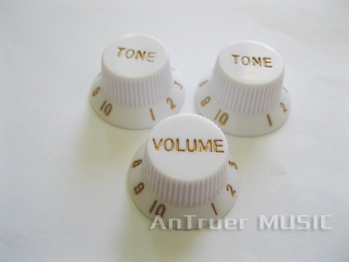 Guitar volume tone knobs set - volume,