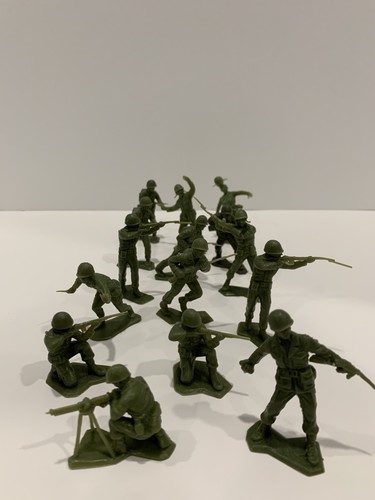 Marx ww2 olive green american - ww2,
