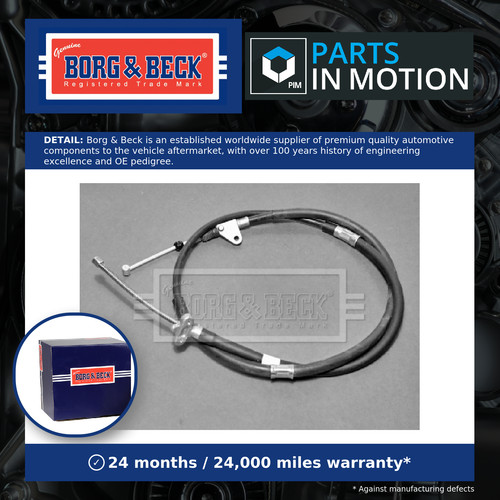Handbrake cable fits toyota - handbrake,
