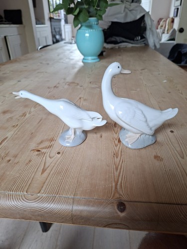 Lladro porcelain white duck - lladro,