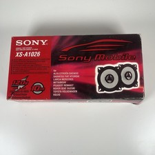 Sony XS-A1026 2Way 120W 10cm Car Door Speakers READ Pair