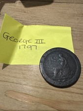 George III 1797 "Cartwheel" Penny coin from Great Britain