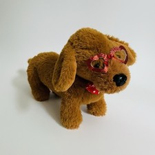 Card Factory Love & Snuggles Soft Toy Cuddly Plush Dachshund Sausage Dog Plushie