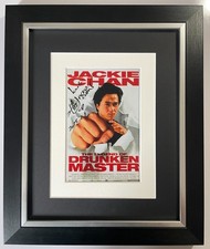 Jackie Chan Signed 10x8 Framed