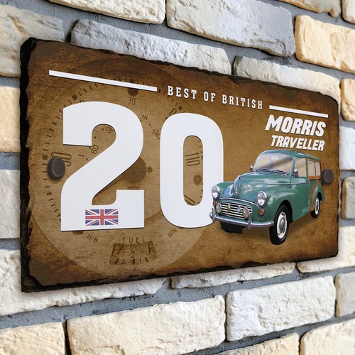 Morris traveller house number - traveller,