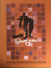 Saint Joan - Otto Preminger - Saul Bass 1957 Film Poster 16 x 12” On Card 2