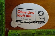 Old sticker truck truck
