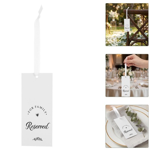 120 pcs reserved signs for - reserved,