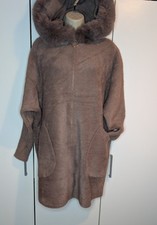 Italian warm brown alpaca coat
