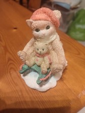 Calico Kittens Hold on to Friendship ornament