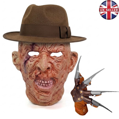Freddy burnt man - mask, claw