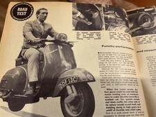 VESPA SS180 DOUGLAS MOTORCYCLE MAGAZINE ARTICLE