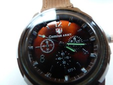 NEW LADIES OR SMALL GENTS BOXED GEMIUS ARMY STYLE WRISTWATCH REF 577-1