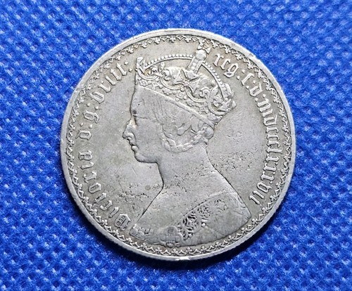 1887 gothic florin - 1887,