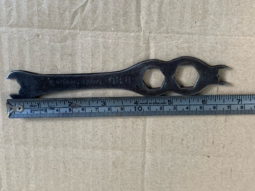 Vintage saddle spanner wrench - saddle,