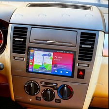 7" Carplay GPS Navi WIFI Android 15 Car Stereo Radio For 2007-2011 Nissan Versa