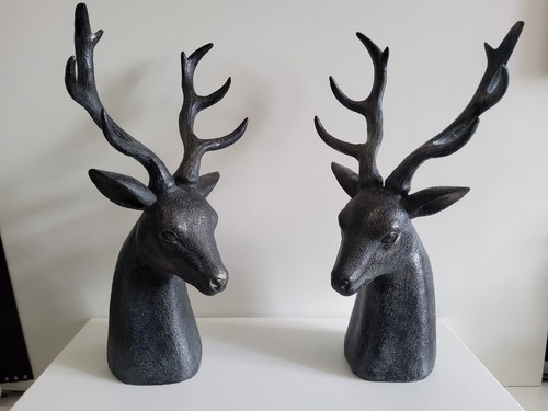 Stag head deer antlers pair - stag,