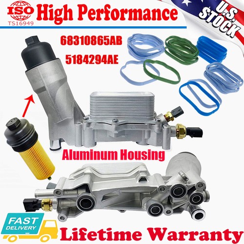 Engine oil cooler - oil, filter