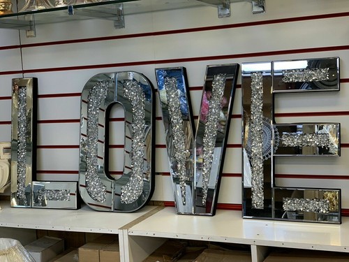 Love home sign silver - sign,