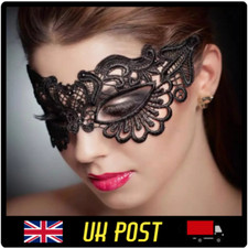 Halloween Eye Mask Black Lace