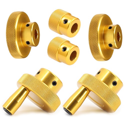 Golden aluminium hand wheel - hand,