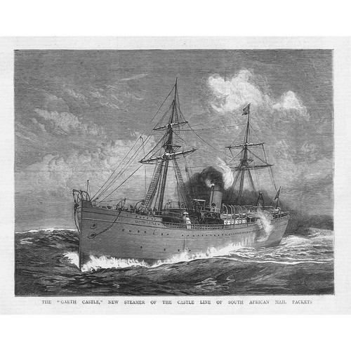 The castle line steam ship - steam,