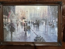 Large painting in a massive