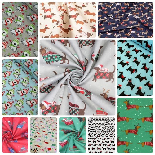 Christmas polycotton fabrics - christmas,