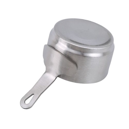 Stainless steel milk pot - steel,