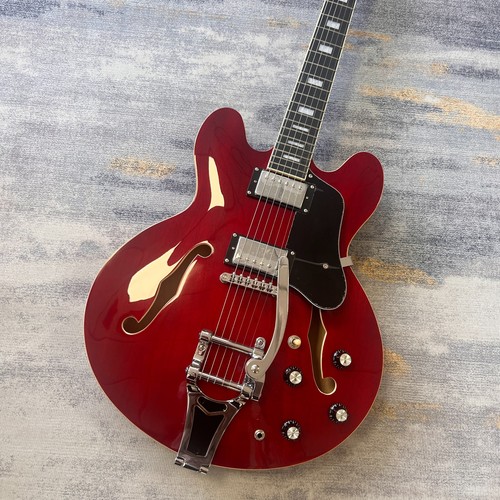 Red semi hollow electric - red,